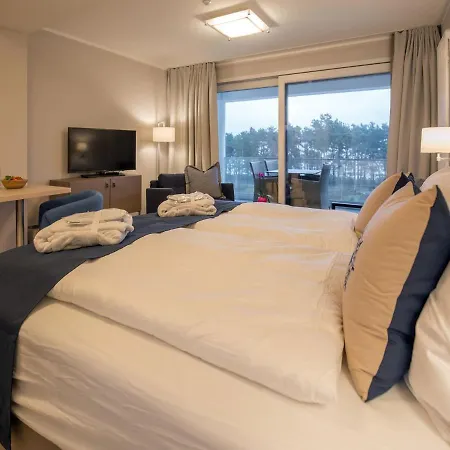 아파트 Duenenresidenz Prora - 1-raum-ferienwohnung Mit Meerblick, 1 Schlafzimmer Und Balkon Np-416 빈츠