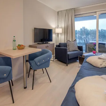 Duenenresidenz Prora - 1-raum-ferienwohnung Mit Meerblick, 1 Schlafzimmer Und Balkon Np-416 Binz