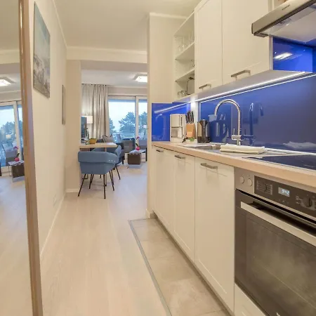 Duenenresidenz Prora - 1-raum-ferienwohnung Mit Meerblick, 1 Schlafzimmer Und Balkon Np-416 * 빈츠