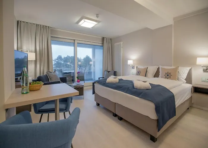 Apartment Dünenresidenz Prora - 1-raum-ferienwohnung Mit Meerblick, 1 Schlafzimmer Und Balkon Np-416 Binz